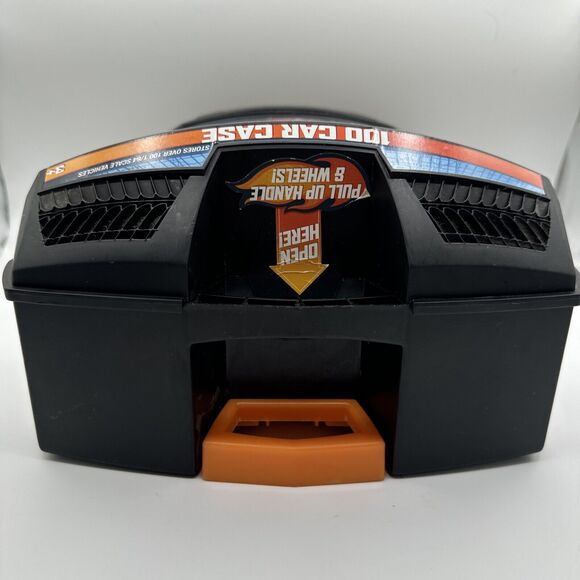 Hot Wheels 100-Car Carrying Case Box Storage 2014 Mattel Inc. PREOWNED EUC - Picture 3 of 13